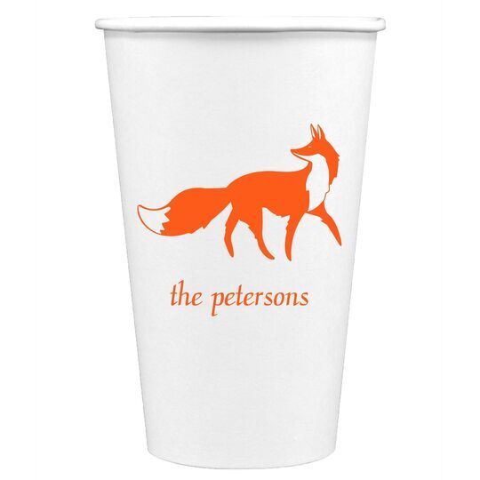 Fox Paper Coffee Cups